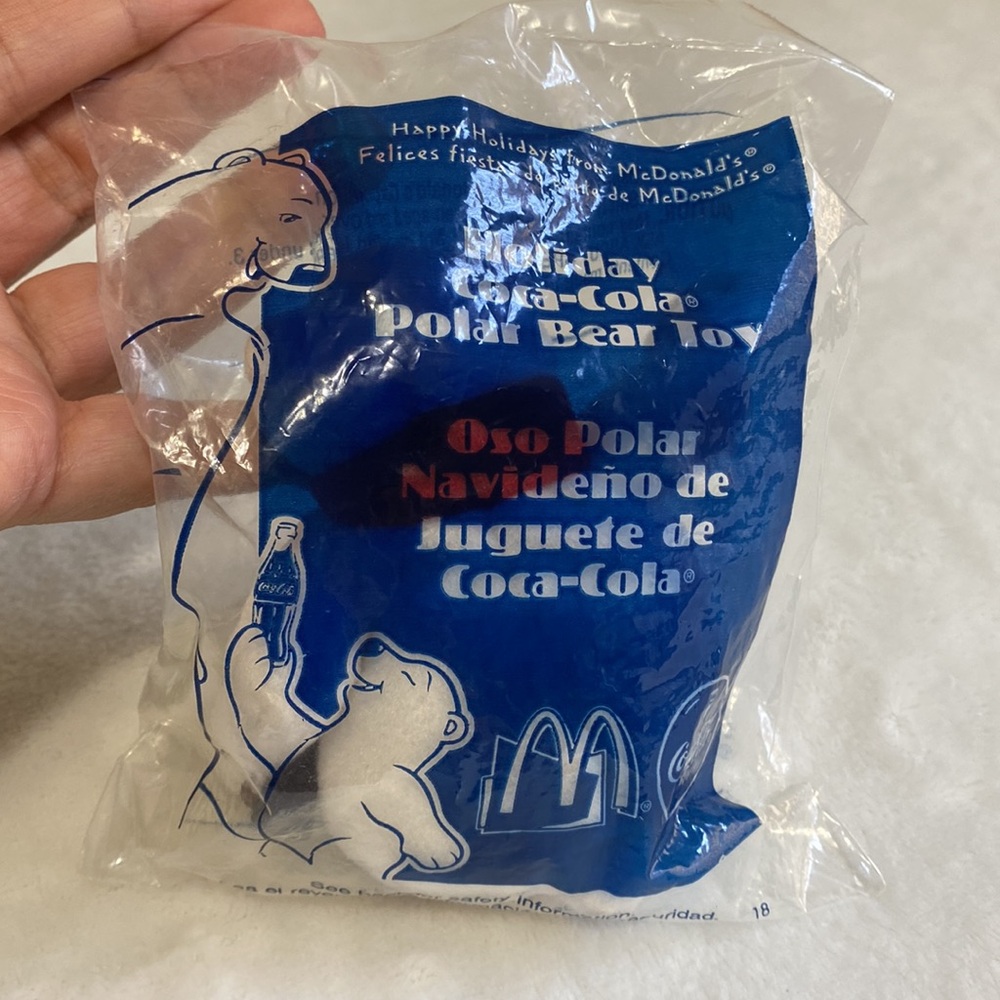 Holiday Coca-Cola Polar Bear Toy Collectible - Picture 4 of 5